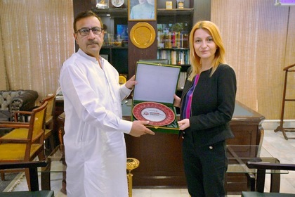 Ambassador Irena Gancheva met with the Managing Director of the Associated Press of Pakistan 